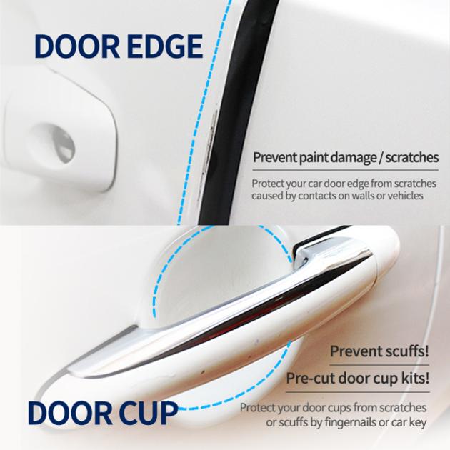 Door cup deals protection film